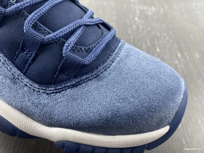 VELVET WMNS MIDNIGHT 11 AR0715-441 AIR JORDAN NAVY 0805